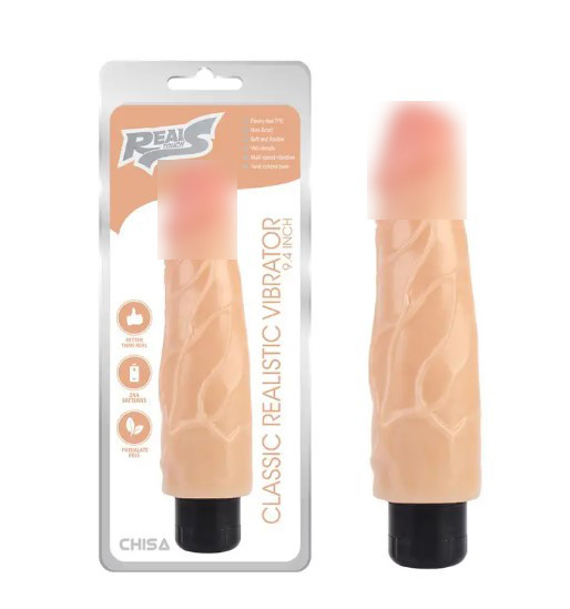 Вібратор мультишвидкісний Classic Realistic Vibrator 9.4 | Puls69, фото 1