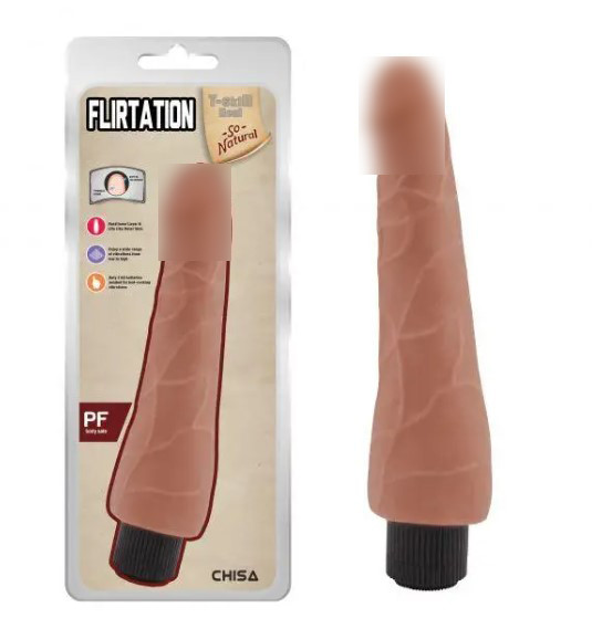 Тілесний вібратор із венами Flirtation | Puls69, фото 1