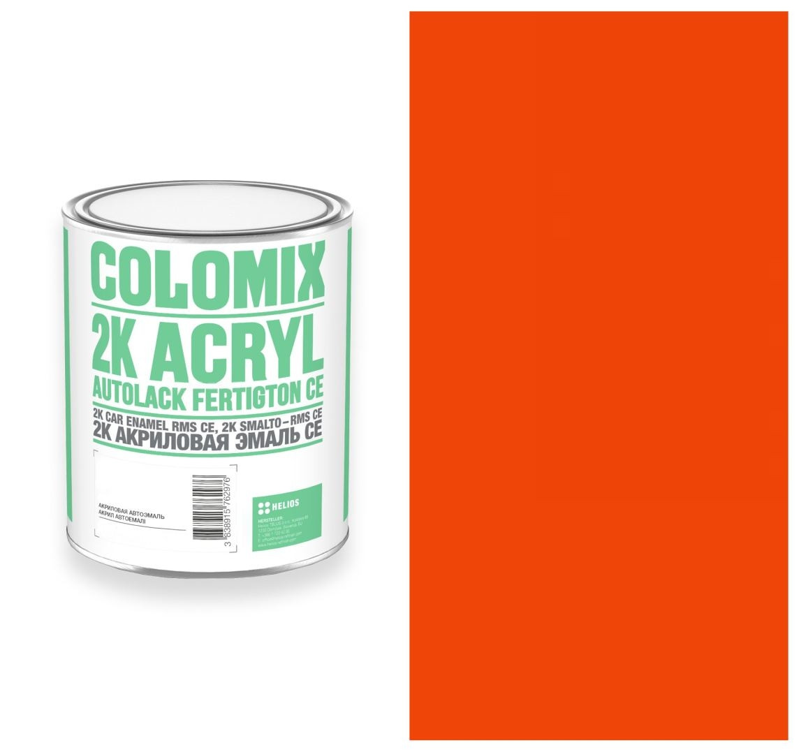Автомобільна акрилова фарба Colomix 800мл 1025 Помаранчева