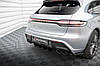 Дифузор Porsche Macan (2021+) тюнінг обвіс спідниця елерон, фото 4