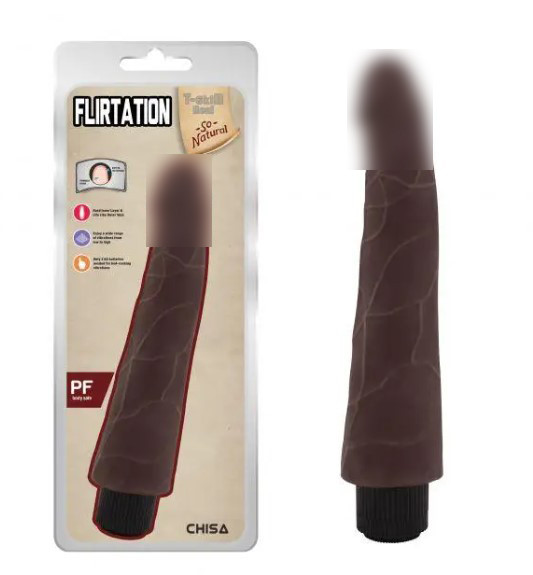Коричневий ніжний вібратор Flirtation | Puls69, фото 1