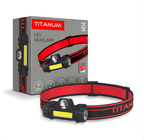 Налобний світлодіодний ліхтарик TITANUM TLF-H04 200Lm 6500K