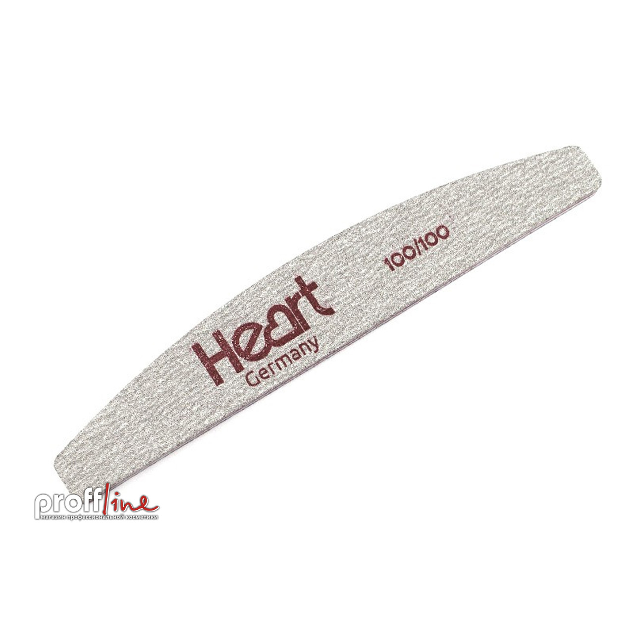 Пилка для нігтів Heart Half 100/100