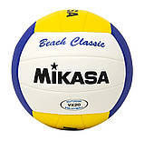 М'яч для пляжного волейболу Mikasa Beach Classic VX20 (розмір 5), фото 2