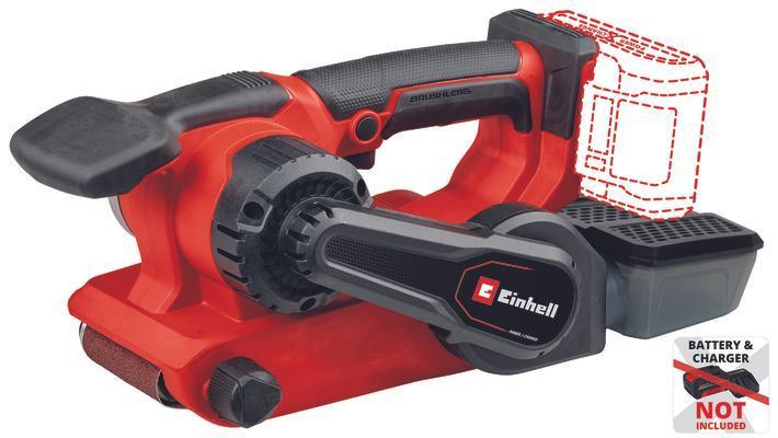 Стрічкова шліфувальна машина акумуляторна Einhell TP-BS 18/457 Li BL (4466270)