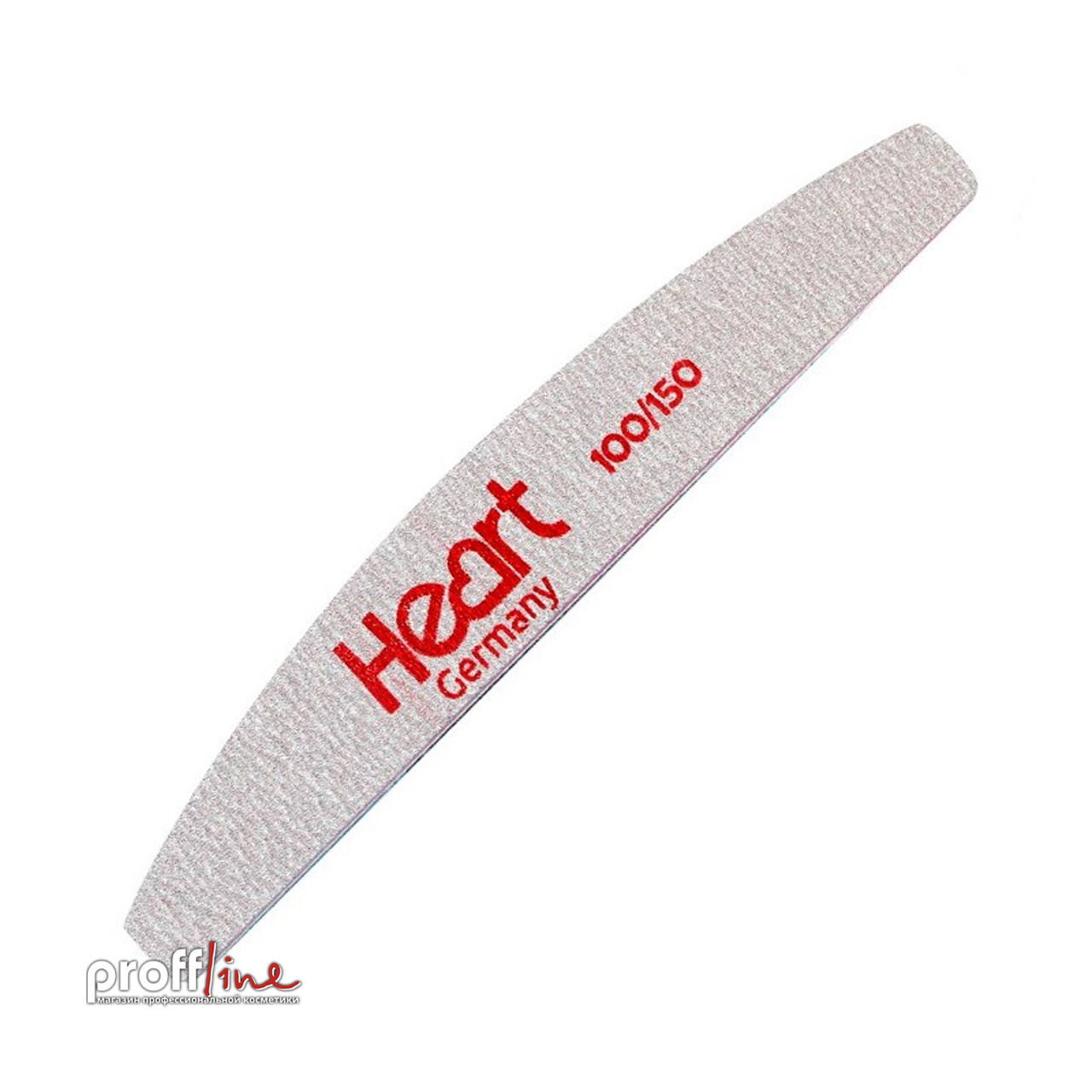 Пилка для нігтів Heart Half 100/150