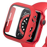 Скло 360 на Apple watch 45 мм червоний, фото 6
