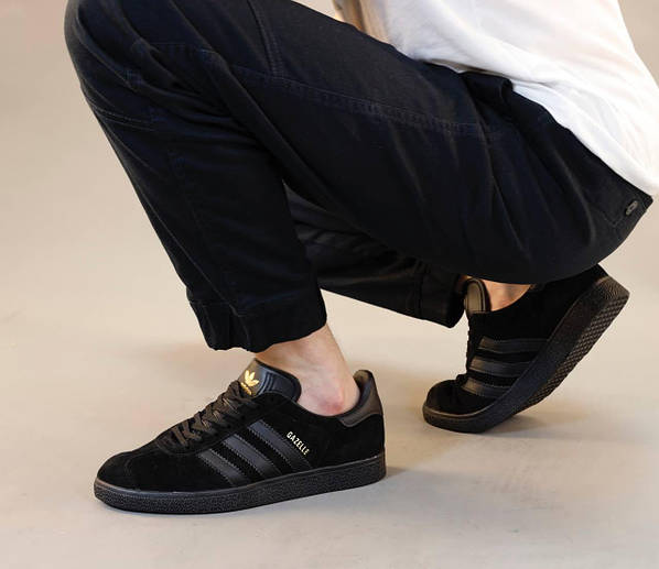 Adidas Gazelle ADV Black Gold Metallic GW3141 High Top Store 571354119