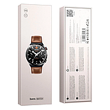 Розумний смарт-годинник Hoco Y11 Smart Watch круглий електронний наручний смарт-годинник із функцією приймання дзвінків, фото 4