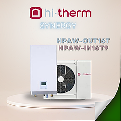 Тепловий насос Повітря-Вода Hi-Therm Synergy HPAW-OUT16T / HPAW-IN16T9 (16кВт, 3ф. 380V)