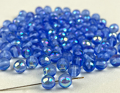 Preciosa намистина 30030 Sapphire AB (6 мм.) 10 г.