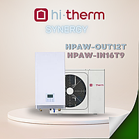 Тепловой насос Воздух-Вода Hi-Therm Synergy HPAW-OUT12T / HPAW-IN16T9 (12кВт, 3ф. 380V)