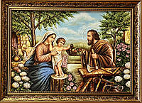 Икона из янтаря католическая , релігійний сюжет з бурштину 40x60см