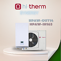 Тепловой насос Воздух-Вода Hi-Therm Synergy HPAW-OUT14 / HPAW-IN163 (14кВт, 1ф. 220V)