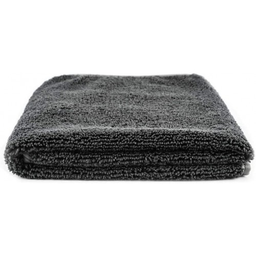 Мікрофібра оверлочена одностороння SGCB Edge Wax Towel, 40 x 60см 380 гр/м2, чорна, фото 1