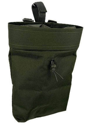 Сумка скидання магазинів Cordura 500D з посиленою горловиною ТТХ олива, фото 2