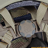 Армійський балістичний кевларовий шолом Revision Batlskin Cobra тактична каска НАТО кевларова для ЗСУ NIJ 3A IIIA, фото 7