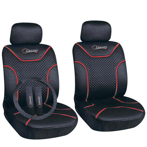 Набір автомобільних чохлів MILEX комплект автомобільних чохлів на передні сидіння Сині, фото 1