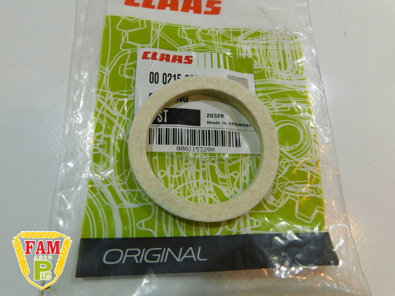 Повстяне кільце 57х45х5 ORG, 215320 Claas