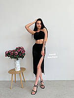 В'язана пляжна накидка сітка на купальник бавовна