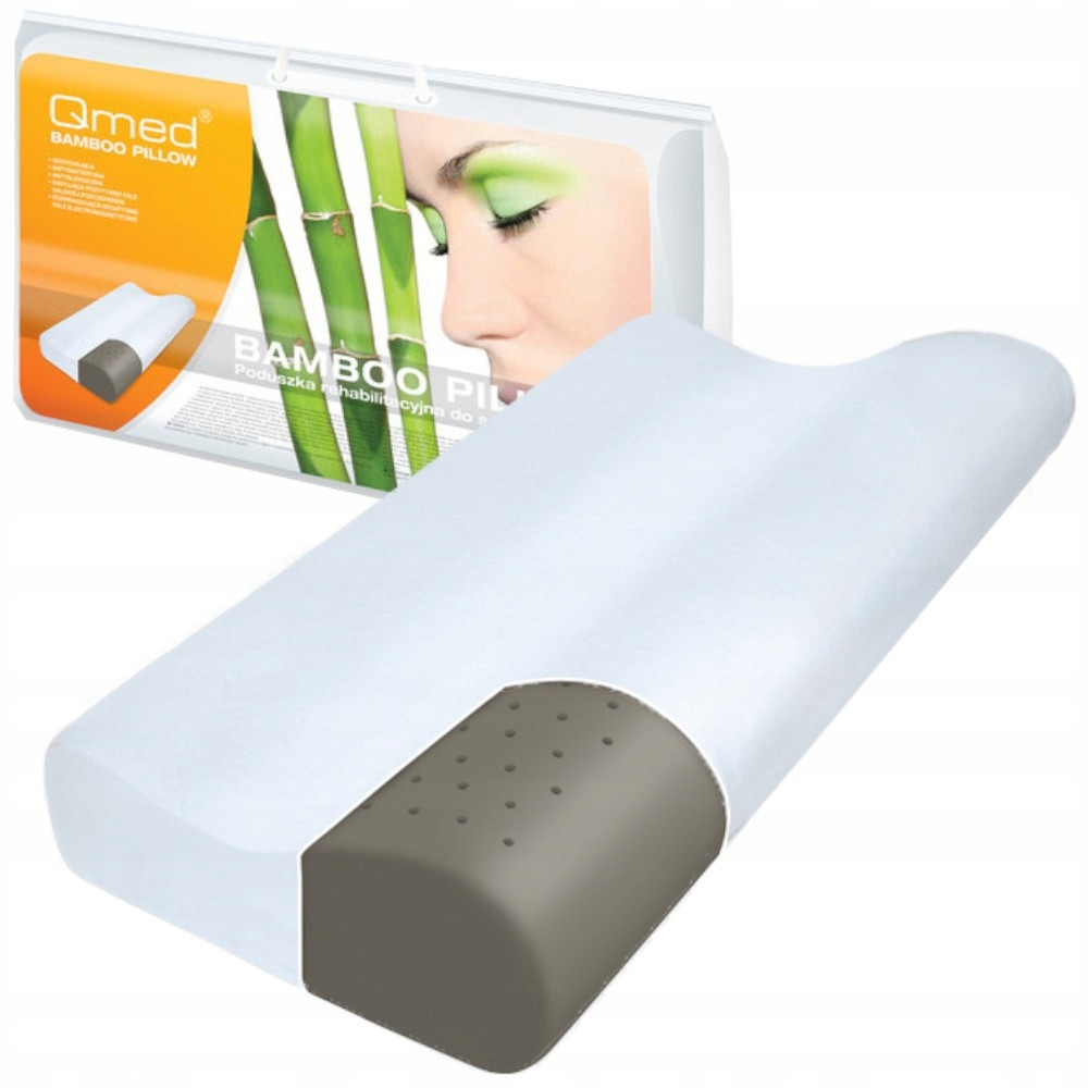Подушка ортопедична з бамбуком Qmed Bamboo Pillow
