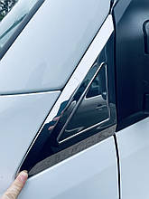 Накладка біля дзеркал (2 шт., нерж) - Mercedes Sprinter 2006-2018 рр.