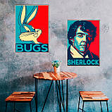 Дерев'яний Постер Bugs, фото 6