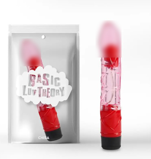 Вібратор мультишвидкісний прозорий Realistic Vibe Pink 9 | Puls69, фото 1