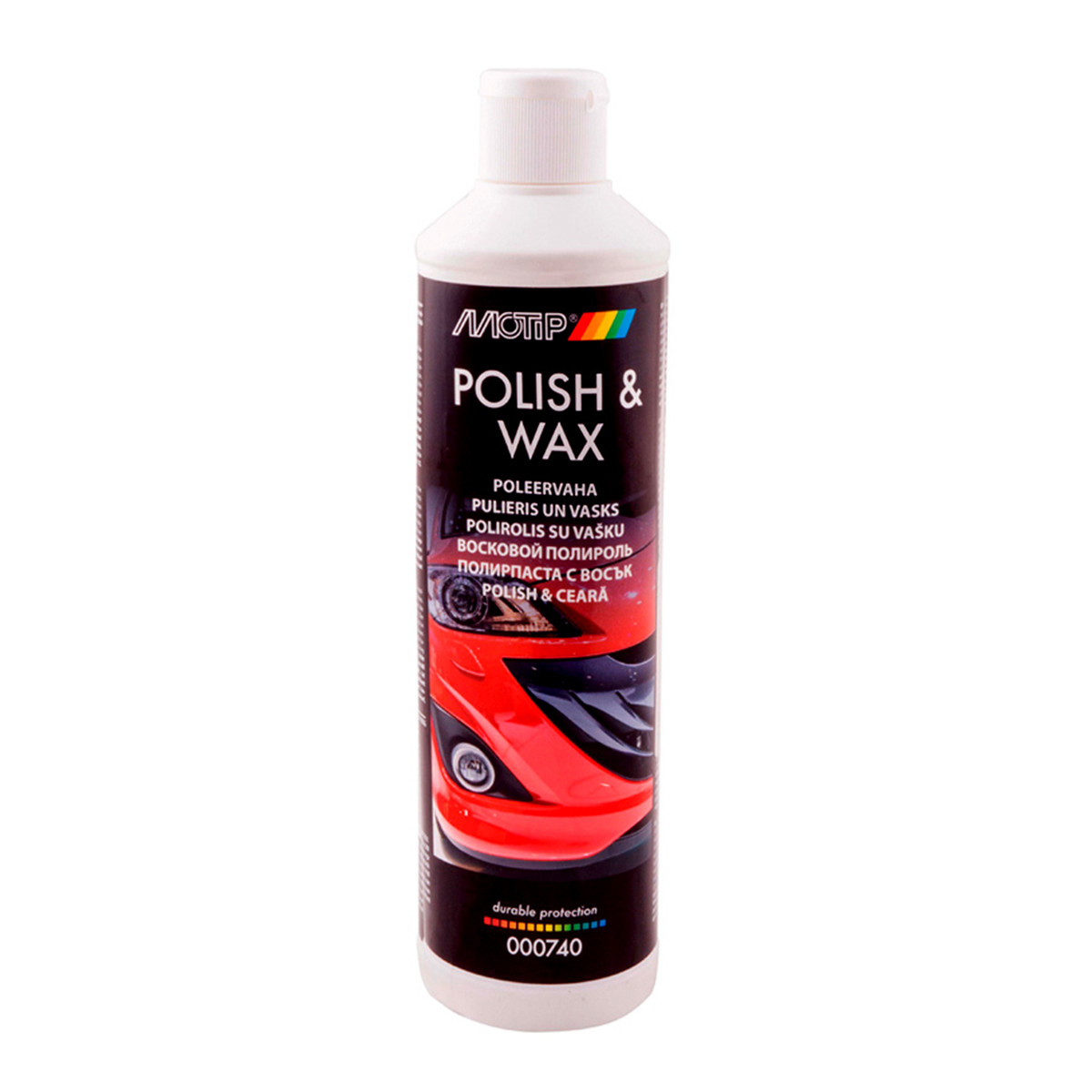 Восковый полироль Motip Polish & Wax для кузова автомобиля 500 мл ...
