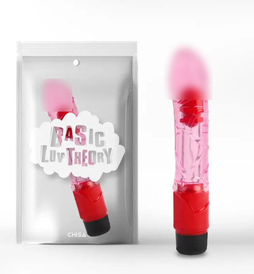 Вібратор мультишвидкісний прозорий Realistic Vibe Pink 9 | Puls69, фото 1