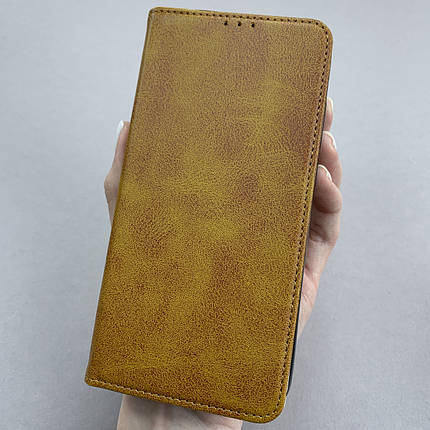 Чохол-книга для Xiaomi Redmi 9C книжка з підставкою магнітом на телефон сяомі редмі 9с коричнева LTH, фото 1