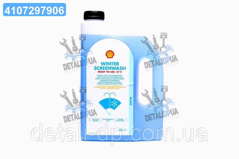 Омивач скла зимовий SHELL Winter Screenwash -20°C 4л 4107297906 UA1