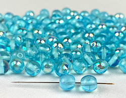 Preciosa намистина 60010 Aquamarine AB (6 мм.) 10 г.