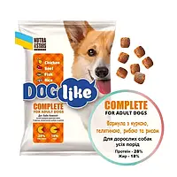 Сухий корм для собак Нутра DOG LIKE Complite (з куркою, яловичиною та рибою) 10кг