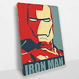Дерев'яний Постер Iron man, фото 3