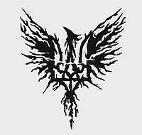 Наклейка Укриїнський герб тризуб на капот Фенікс 60х70см, фото 2