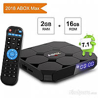 2018 Оновлений ABOX Android 7.1.2 TV Box, KODI SHAHID ShowBox, 2GB+16GB WiFi 4KUltra HD Amlogic S905W 64bit Qu