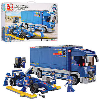 Конструктор Sluban Авто Формула 1 (641 деталь, фігурки, транспорт) M38-B0357