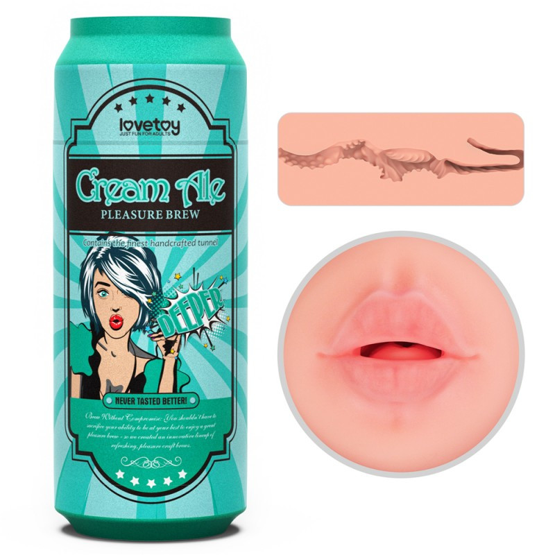 Мастурбатор для чоловіків Pleasure Brew Masturbator Cream Ale | Promax, фото 1