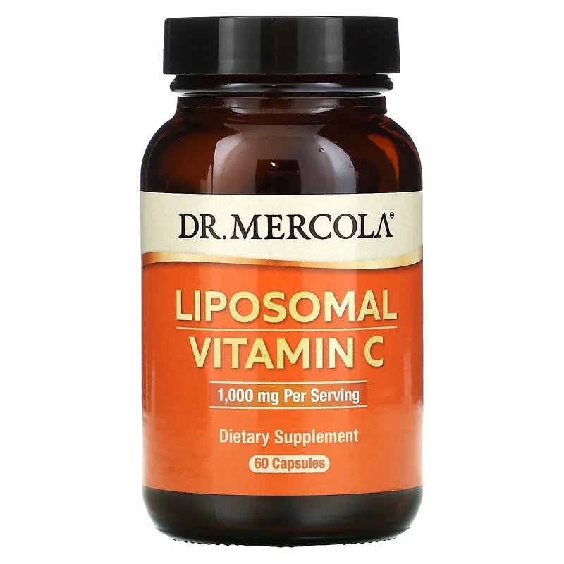 Dr. Mercola, ліпосомальний вітамін С, 500 мг, 60 капсул
