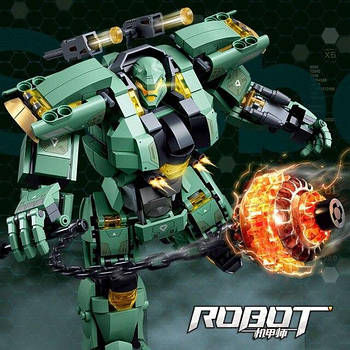 Конструктор для хлопчика P.R. Mecha Робот (542 деталі) SLUBAN M38-B1153
