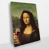 Дерев'яний постер Mona Liza, фото 2