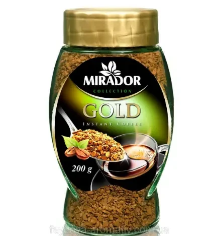 Кава розчинна сублімована Mirador Gold 200 г