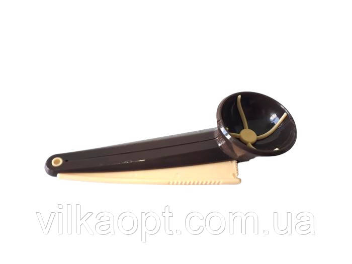 Пристрій для виготовлення зефіру пластиковий з виштовхувачем L 16 cm D 5 cm