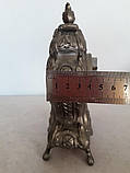 Антикварний камінний (настільний) годинник, олово, вінтаж, Швейцарія, фото 5