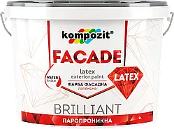 Фарба фасадна силіконова FASAD LATEХ  ''Кompozit'', 14 кг