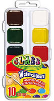 Акварель Class 10 кол б/п пластик