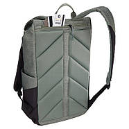Рюкзак Thule Lithos Backpack 16L Agave-Black із відділенням для ноутбука (сіро-зелений/чорний), фото 6
