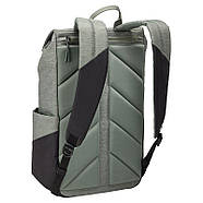 Рюкзак Thule Lithos Backpack 16L Agave-Black із відділенням для ноутбука (сіро-зелений/чорний), фото 11