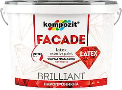 Фарба фасадна силіконова FASAD LATEХ ''Kompozit'', 7 кг